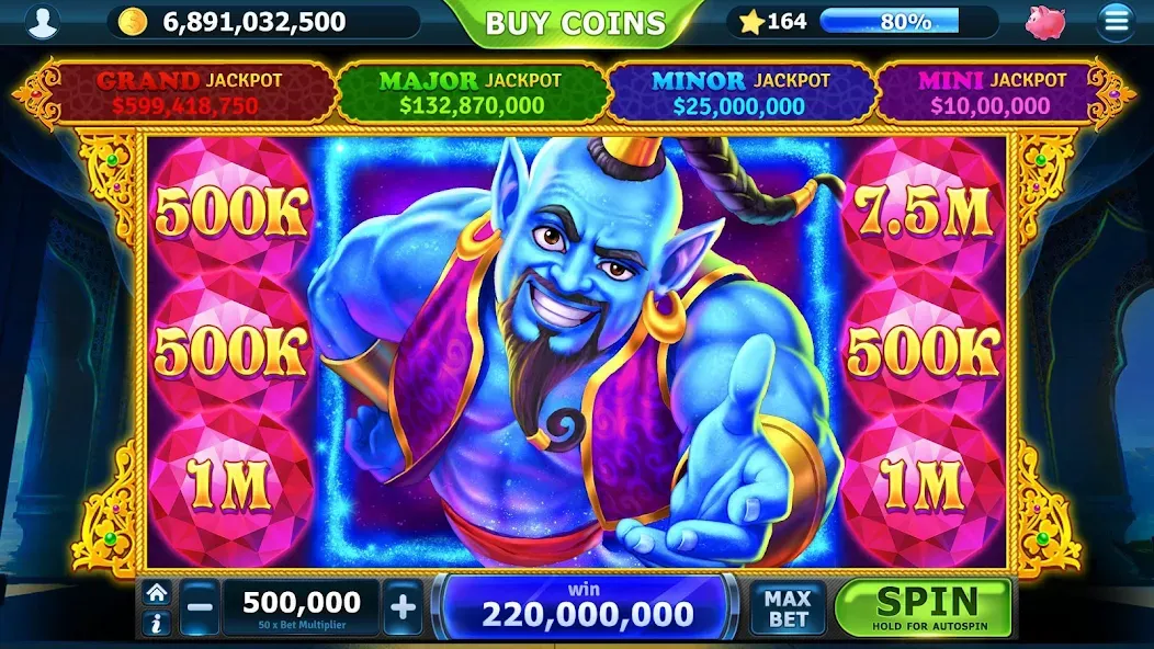 Взломанная Slots of Vegas (Слоты Вегаса)  [МОД Много монет] — полная версия apk на Андроид screen 5