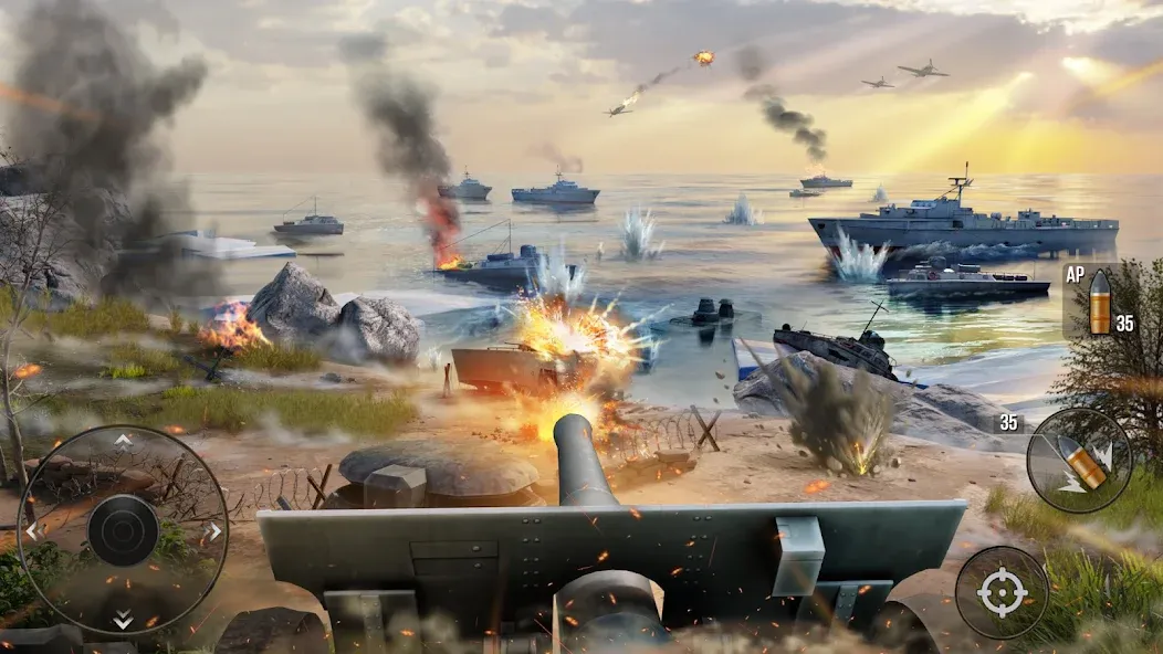 Скачать взлом World of Artillery: Cannon War (Ворлд оф Артиллери)  [МОД Много денег] — полная версия apk на Андроид screen 2