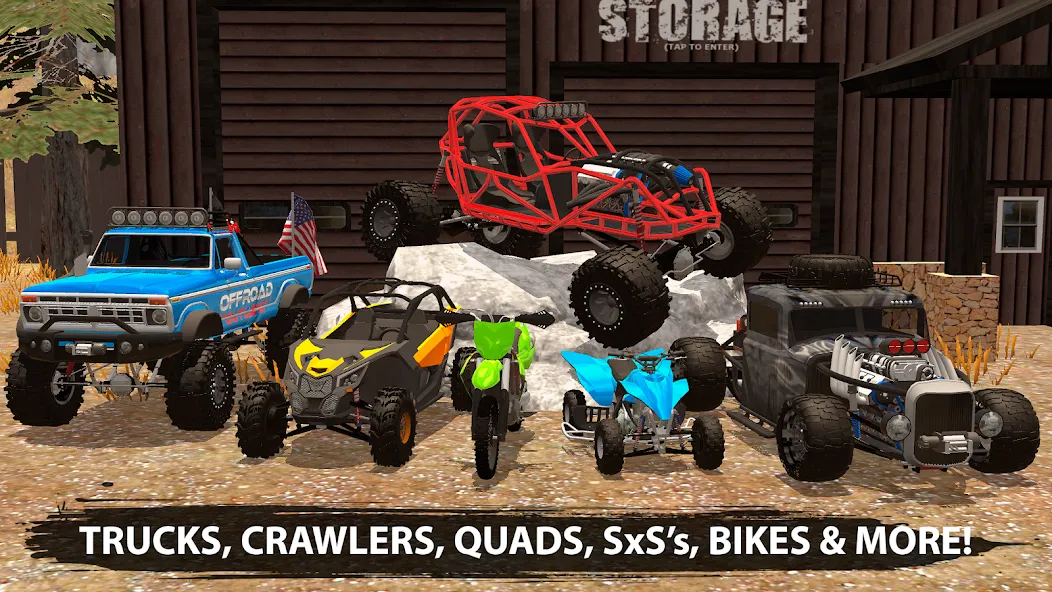 Взлом Offroad Outlaws (Оффроуд Аутлоус)  [МОД Много монет] — полная версия apk на Андроид screen 1