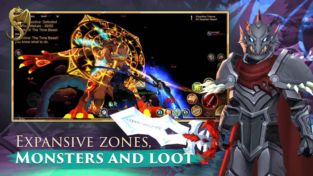 Взломанная AdventureQuest 3D MMO RPG (АдвенчурКвест 3Д ММО РПГ)  [МОД Menu] — полная версия apk на Андроид screen 3