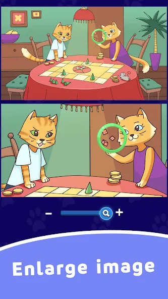 Взлом Find Differences: Cute Cats  [МОД Menu] — последняя версия apk на Андроид screen 4