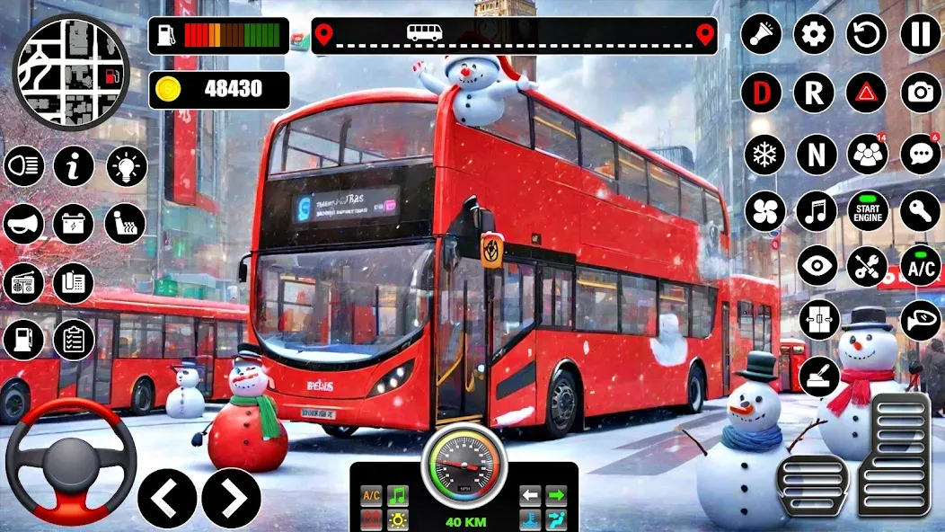 Скачать взлом Bus Simulator 3D Bus Games (Городское автобусное симуляторение)  [МОД Unlimited Money] — полная версия apk на Андроид screen 1