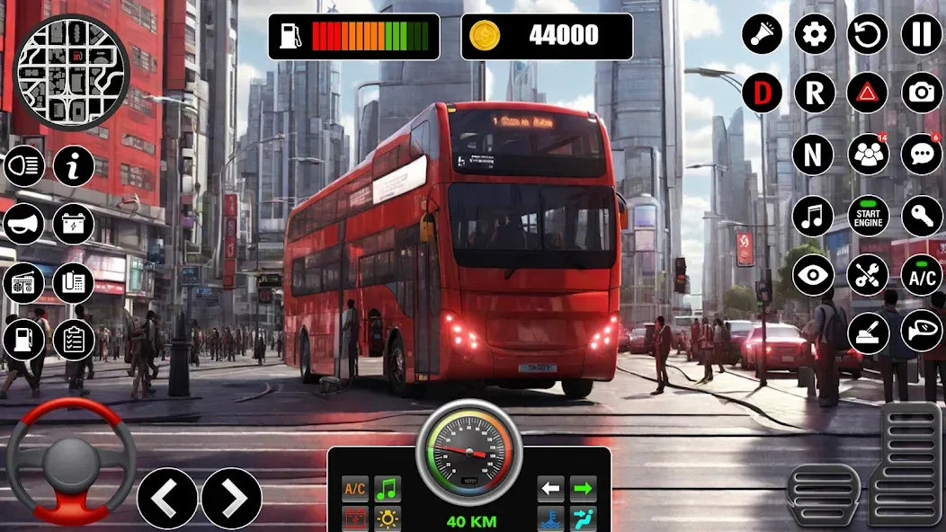 Скачать взлом Bus Simulator 3D Bus Games (Городское автобусное симуляторение)  [МОД Unlimited Money] — полная версия apk на Андроид screen 4