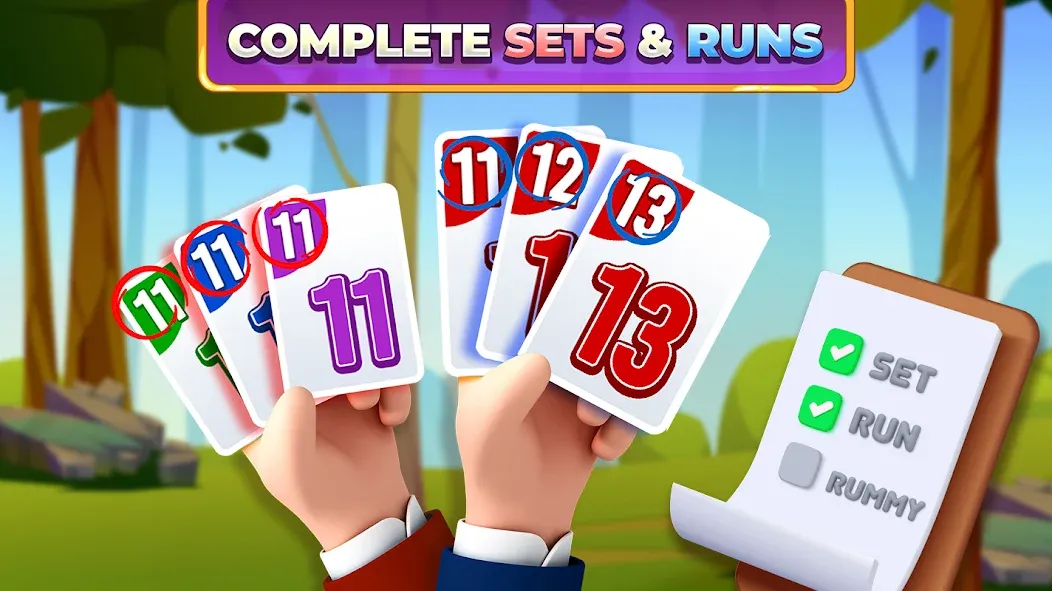 Скачать взлом Rummy Rush — Classic Card Game (Рамми Раш)  [МОД Unlimited Money] — полная версия apk на Андроид screen 2