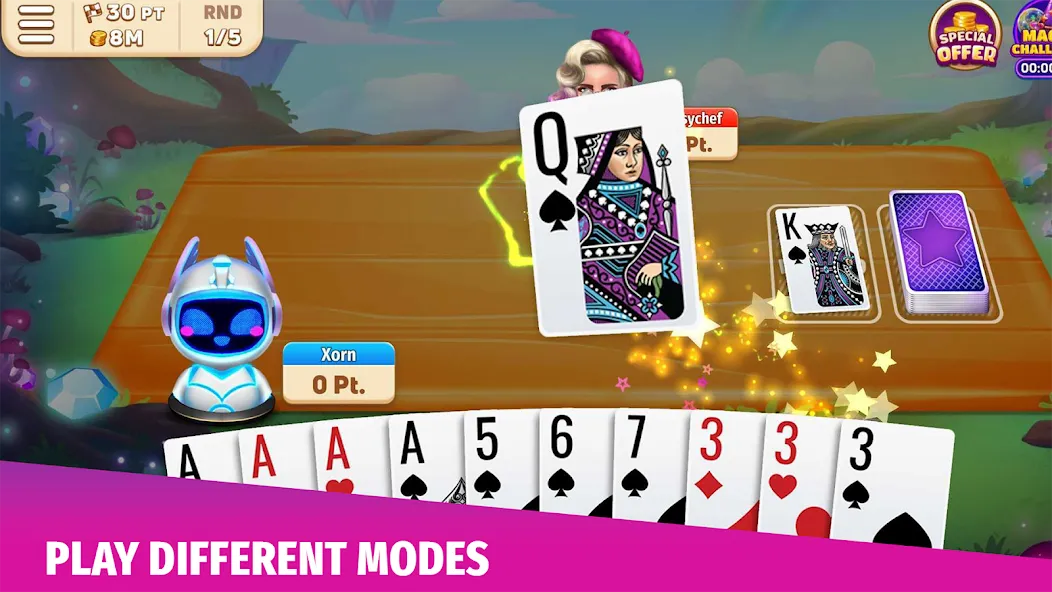 Скачать взлом Gin Rummy Stars — Card Game (Джин Рамми Старс)  [МОД Unlimited Money] — последняя версия apk на Андроид screen 2