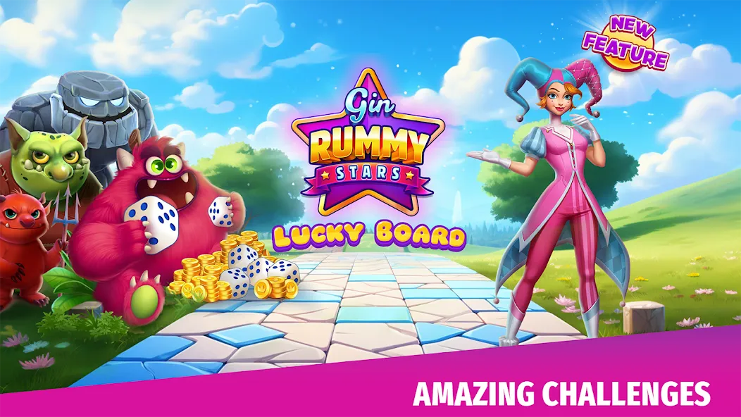 Скачать взлом Gin Rummy Stars — Card Game (Джин Рамми Старс)  [МОД Unlimited Money] — последняя версия apk на Андроид screen 3