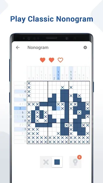 Взломанная Nonogram — Fun Logic Puzzle (Нонограмма)  [МОД Все открыто] — полная версия apk на Андроид screen 1