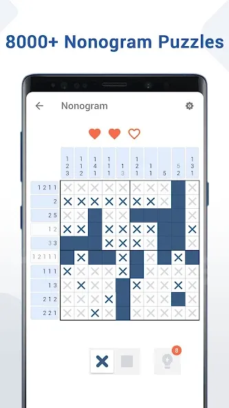 Взломанная Nonogram — Fun Logic Puzzle (Нонограмма)  [МОД Все открыто] — полная версия apk на Андроид screen 2