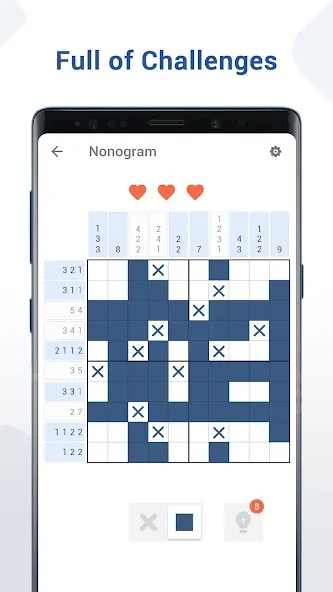 Взломанная Nonogram — Fun Logic Puzzle (Нонограмма)  [МОД Все открыто] — полная версия apk на Андроид screen 3