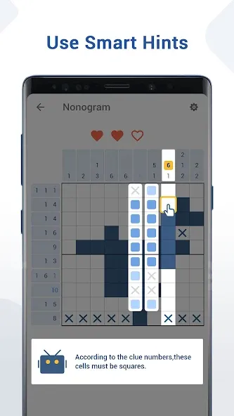 Взломанная Nonogram — Fun Logic Puzzle (Нонограмма)  [МОД Все открыто] — полная версия apk на Андроид screen 4