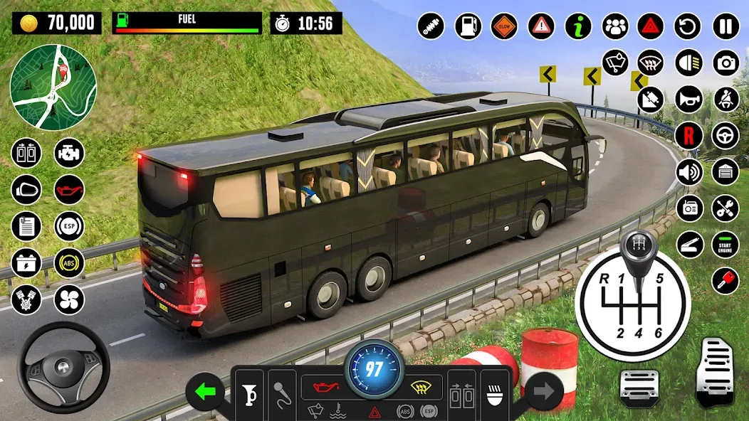 Взлом Bus Driving School : Bus Games  [МОД Mega Pack] — стабильная версия apk на Андроид screen 2