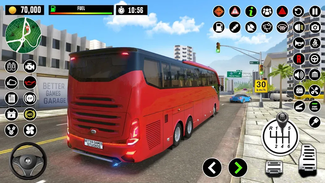 Взлом Bus Driving School : Bus Games  [МОД Mega Pack] — стабильная версия apk на Андроид screen 5