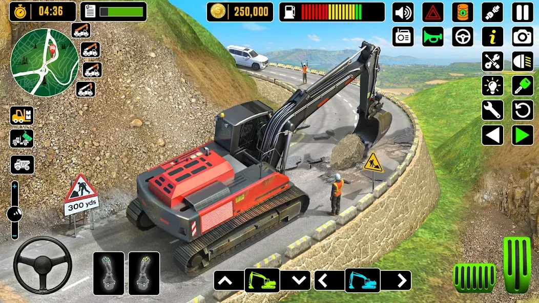 Взломанная City Road Construction Games (Сити Роад Конструкшн Геймс)  [МОД Menu] — полная версия apk на Андроид screen 1