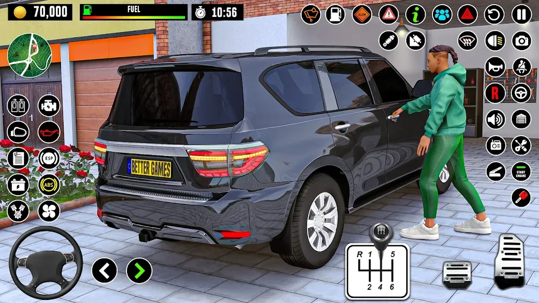 Скачать взломанную City Driving School Car Games  [МОД Много денег] — последняя версия apk на Андроид screen 3