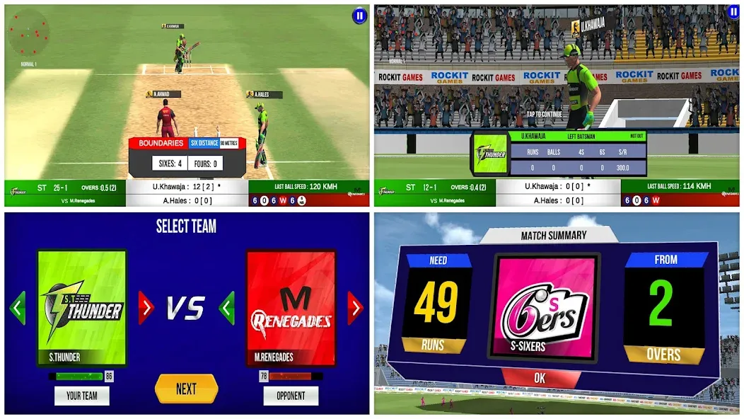 Взломанная Aussie T20 Cricket Game 2023  [МОД Много денег] — последняя версия apk на Андроид screen 4