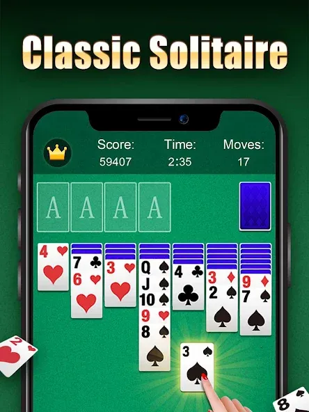 Скачать взлом Solitaire  [МОД Меню] — стабильная версия apk на Андроид screen 5