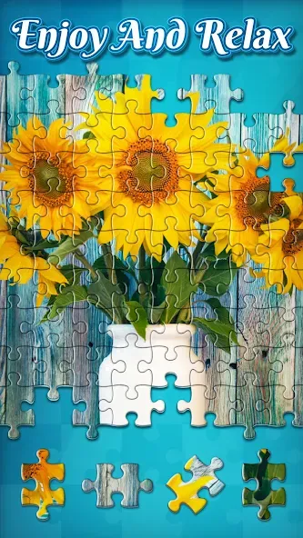 Взлом Jigsaw Puzzles  [МОД Mega Pack] — полная версия apk на Андроид screen 2