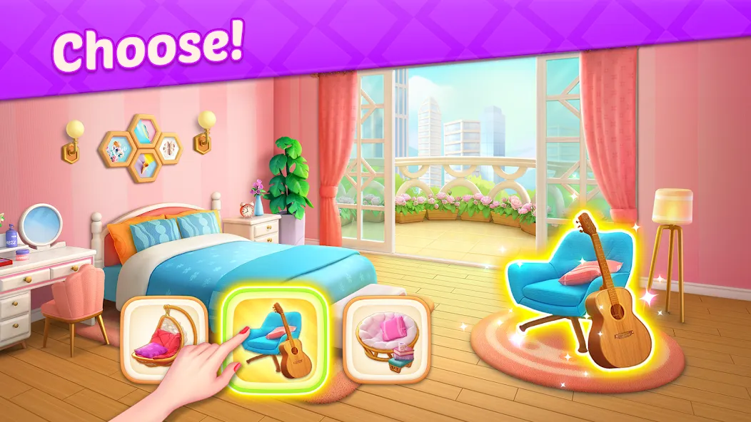 Скачать взлом Design Diary — Match 3 & Home  [МОД Бесконечные деньги] — последняя версия apk на Андроид screen 3