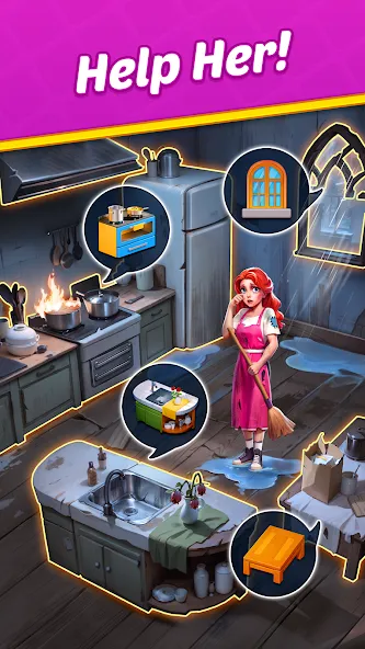 Скачать взлом Jewel Manor — Home Design  [МОД Бесконечные монеты] — стабильная версия apk на Андроид screen 4