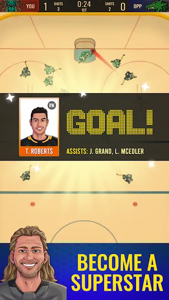 Взлом Superstar Hockey (уперстар Хоккей)  [МОД Unlocked] — последняя версия apk на Андроид screen 3