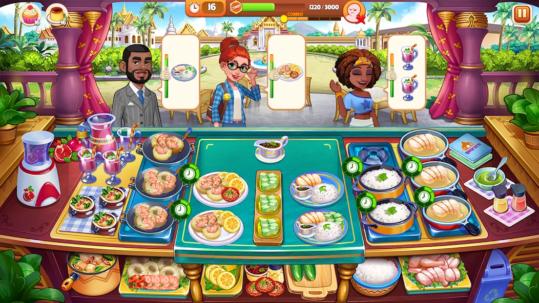 Скачать взломанную Cooking Madness: A Chef's Game  [МОД Бесконечные монеты] — стабильная версия apk на Андроид screen 2