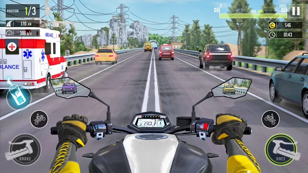 Взлом 3d Bike Racing Bike Race Games  [МОД Menu] — стабильная версия apk на Андроид screen 1