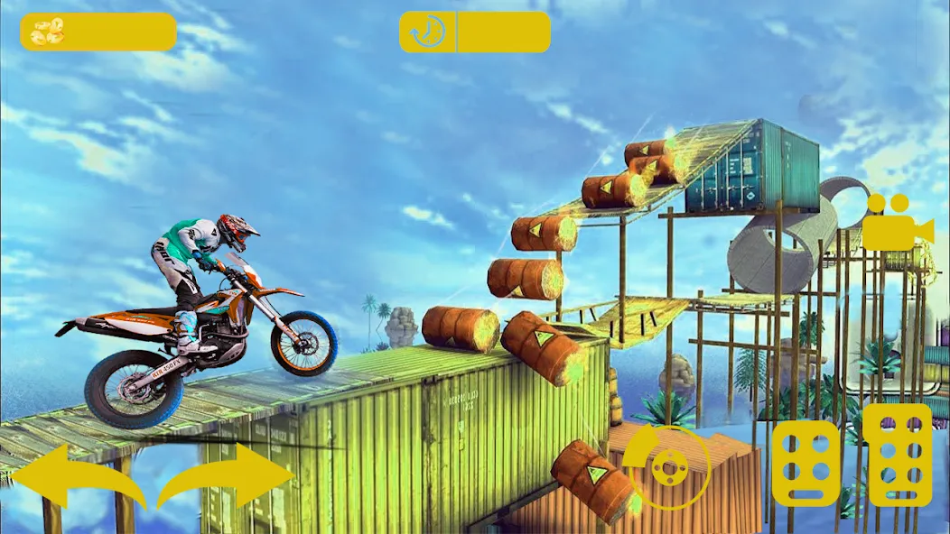 Взломанная Bike stunt 3d games-Bike games  [МОД Бесконечные монеты] — полная версия apk на Андроид screen 1