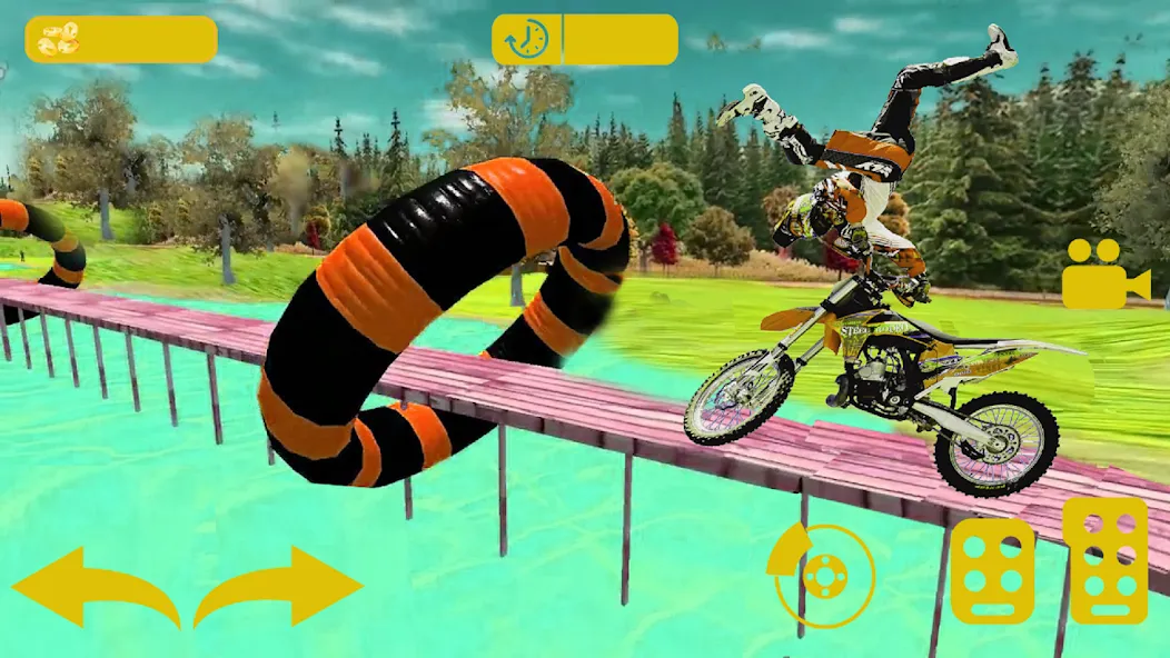 Взломанная Bike stunt 3d games-Bike games  [МОД Бесконечные монеты] — полная версия apk на Андроид screen 3