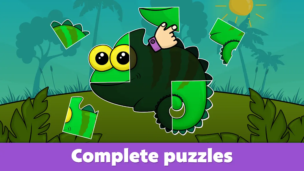 Взломанная Kids Puzzle Games 2-5 years  [МОД Меню] — стабильная версия apk на Андроид screen 3