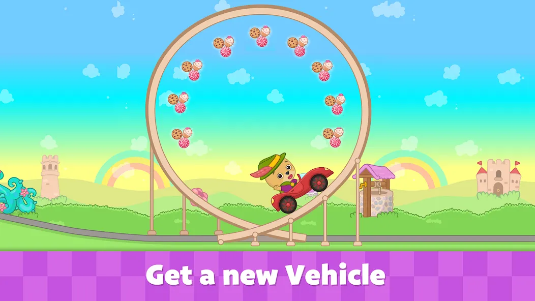 Скачать взломанную Bimi Boo Car Games for Kids  [МОД Бесконечные монеты] — стабильная версия apk на Андроид screen 2