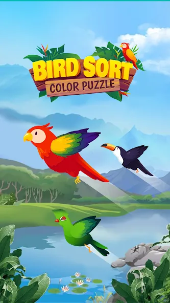 Взлом Bird Sort — Color Puzzle  [МОД Много монет] — последняя версия apk на Андроид screen 5