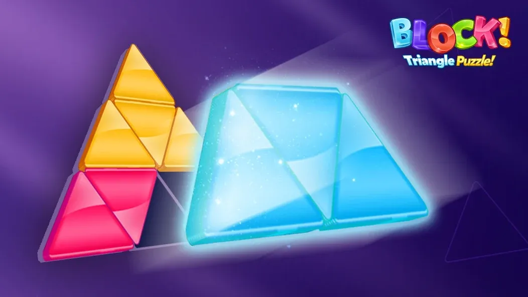 Взлом Block! Triangle Puzzle:Tangram  [МОД Бесконечные монеты] — последняя версия apk на Андроид screen 1
