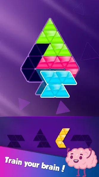 Взлом Block! Triangle Puzzle:Tangram  [МОД Бесконечные монеты] — последняя версия apk на Андроид screen 4