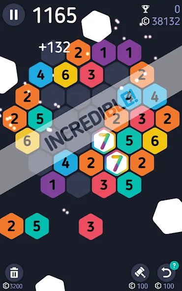 Взлом Make7! Hexa Puzzle  [МОД Бесконечные деньги] — последняя версия apk на Андроид screen 4