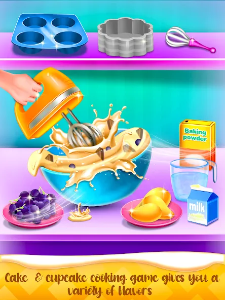 Скачать взломанную Cake Maker Cooking Cake Games (Кейк Мейкер кулинарные игры на приготовление тортов)  [МОД Бесконечные монеты] — стабильная версия apk на Андроид screen 4