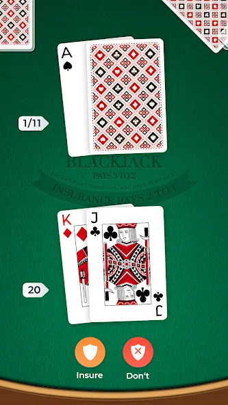 Взлом Blackjack (Блэкджек)  [МОД Бесконечные деньги] — стабильная версия apk на Андроид screen 3