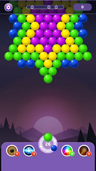 Скачать взлом Bubble Shooter Rainbow  [МОД Меню] — стабильная версия apk на Андроид screen 1