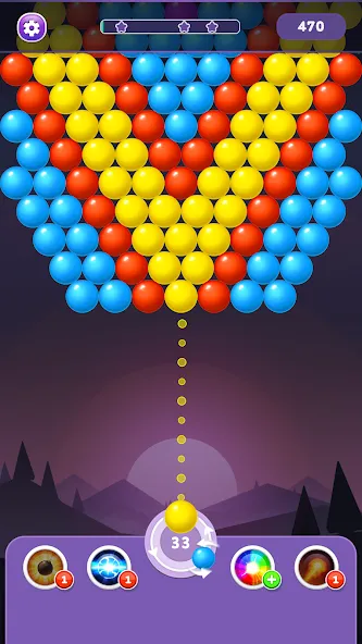 Скачать взлом Bubble Shooter Rainbow  [МОД Меню] — стабильная версия apk на Андроид screen 2