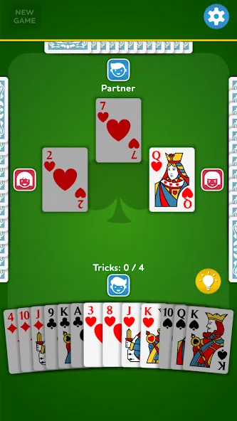 Скачать взлом Spades — Card Game (Спейдс)  [МОД Много монет] — последняя версия apk на Андроид screen 1