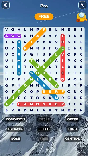 Скачать взлом Word Search — Word Puzzle Game  [МОД Unlimited Money] — полная версия apk на Андроид screen 3