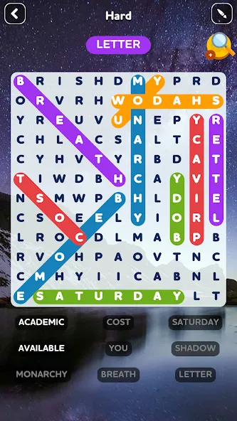 Скачать взлом Word Search — Word Puzzle Game  [МОД Unlimited Money] — полная версия apk на Андроид screen 4