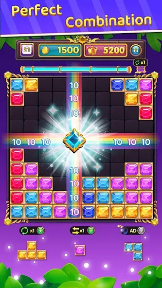 Взломанная Block Puzzle: Block Blast!  [МОД Unlimited Money] — стабильная версия apk на Андроид screen 4