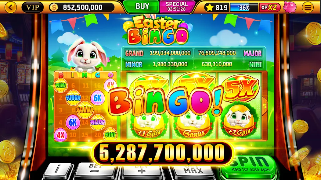 Скачать взломанную Wild Classic Slots Casino Game  [МОД Mega Pack] — стабильная версия apk на Андроид screen 3