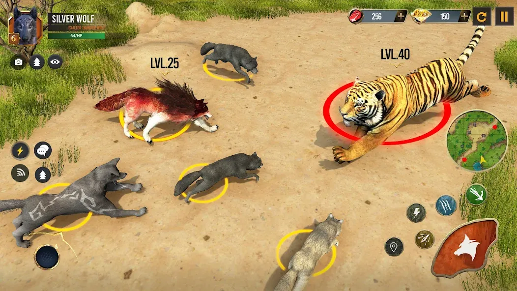 Взлом Wild Wolf Simulator Wolf Games  [МОД Unlocked] — полная версия apk на Андроид screen 4