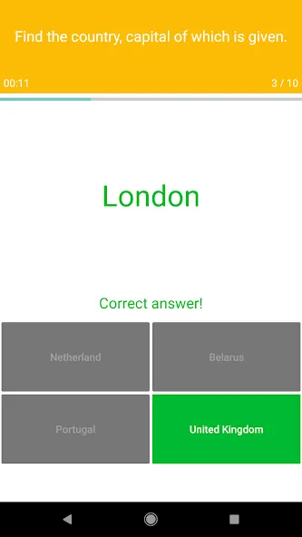 Скачать взломанную Europe Map Quiz — European Cou  [МОД Много денег] — стабильная версия apk на Андроид screen 5