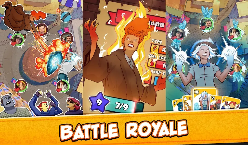 Скачать взломанную Card Wars: Battle Royale CCG (Локдаун Броул)  [МОД Mega Pack] — полная версия apk на Андроид screen 1