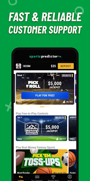 Взлом Sports Predictor: Fantasy Game (Спорт Прогнозист)  [МОД Mega Pack] — полная версия apk на Андроид screen 5