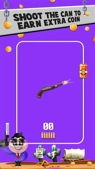 Скачать взломанную Bottle Shooting VS Gun  [МОД Бесконечные монеты] — последняя версия apk на Андроид screen 3