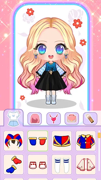 Взломанная Doll Dress Up: Makeup Games (Долл Дресс Ап)  [МОД Unlocked] — последняя версия apk на Андроид screen 1