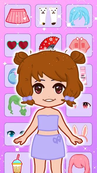 Взломанная Doll Dress Up: Makeup Games (Долл Дресс Ап)  [МОД Unlocked] — последняя версия apk на Андроид screen 2